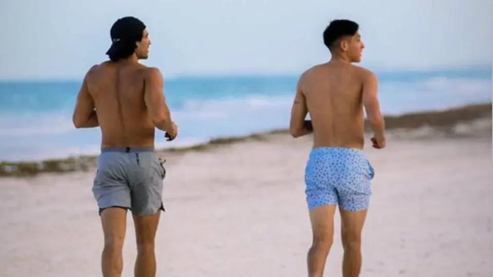 Edson Álvarez 'presumió' entrenamiento con el coach Gabriel Rojo en Tulum