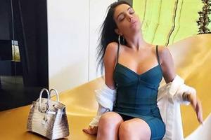 Georgina Rodríguez 'presumió' bolso de 194 mil dólares durante sus vacaciones con CR7
