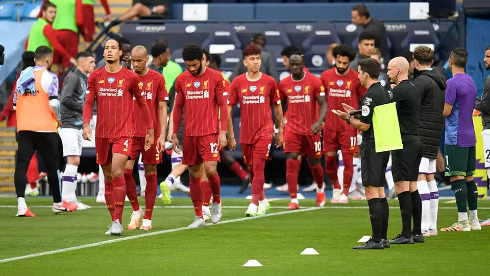 Premier League: Manchester City hace 'pasillo' al Campeón Liverpool