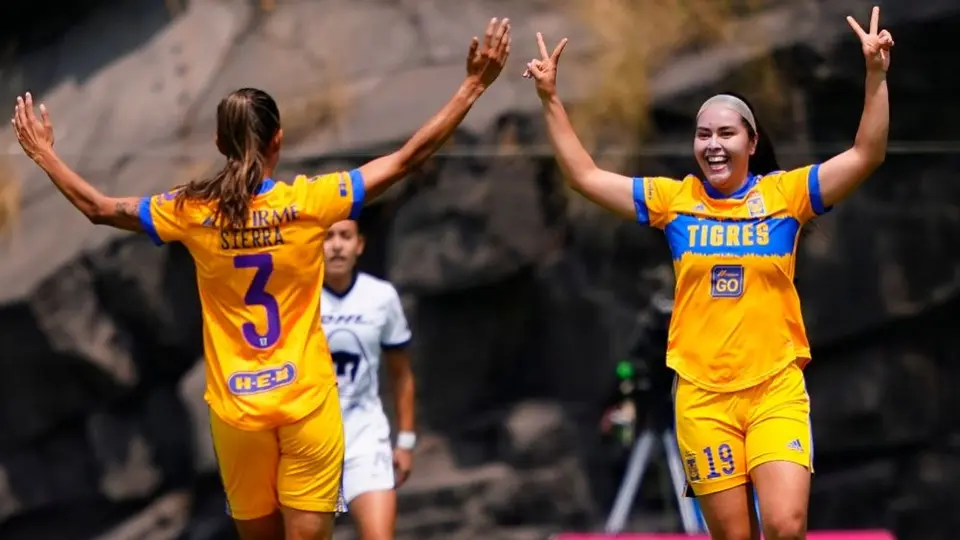 Liga MX Femenil: Tigres goleó a Pumas y tomó el liderato de la competencia