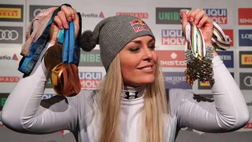 Lindsey Vonn cambió las montañas por bikini en las playas de Bahamas