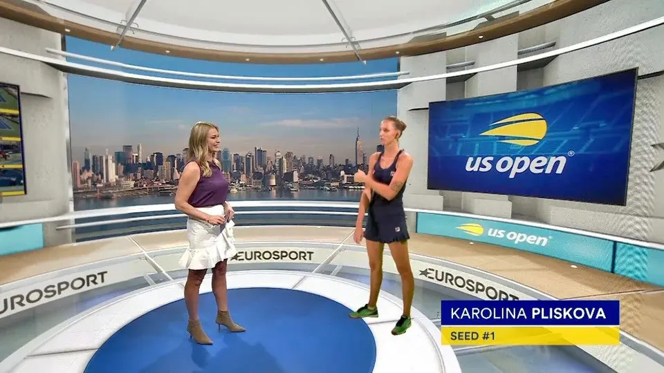 US Open: Presentan "El Cubo", entrevistas a deportistas en hologramas