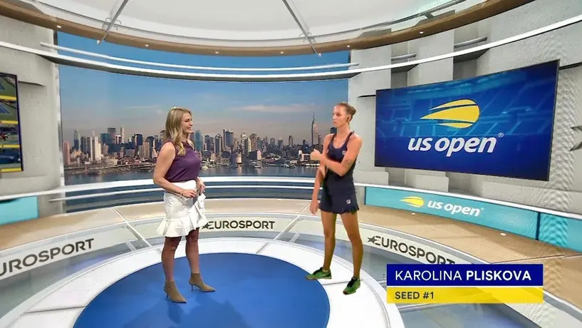 US Open: Presentan "El Cubo", entrevistas a deportistas en hologramas