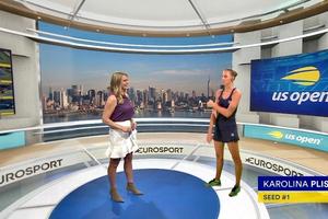 US Open: Presentan "El Cubo", entrevistas a deportistas en hologramas