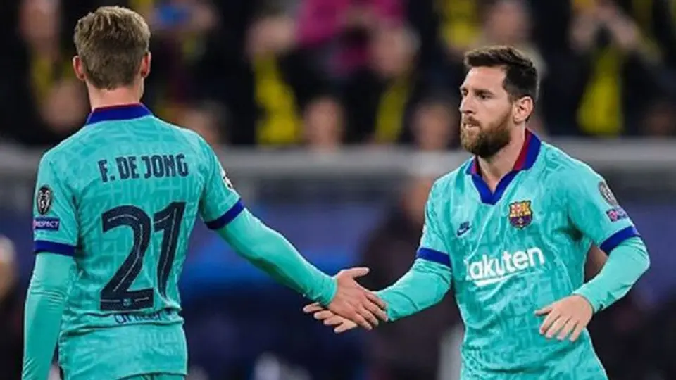 Frenkie de Jong sobre Messi: "Estoy muy contento de que se quede"