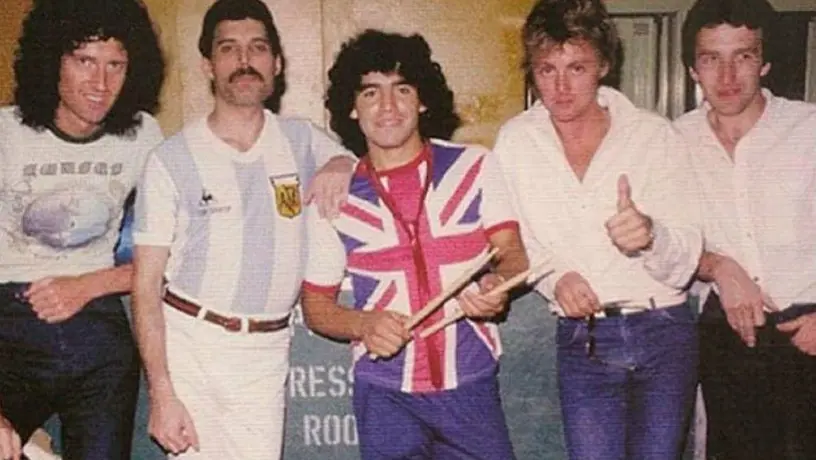 Queen y Maradona: La historia detrás de su encuentro en 1981