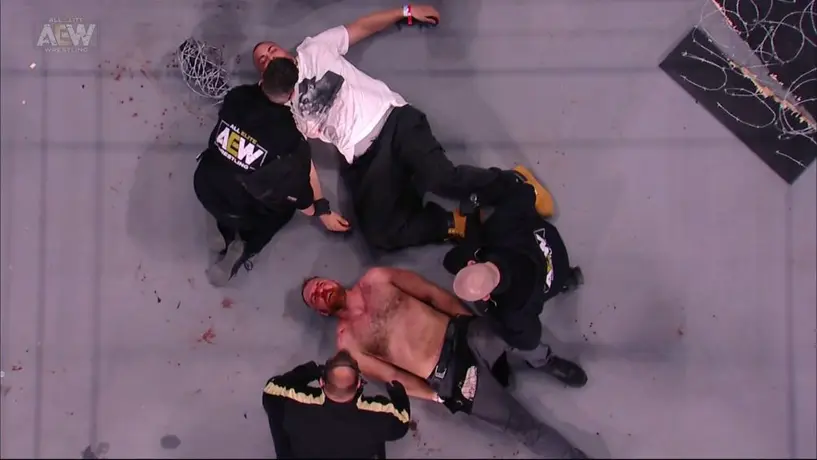 AEW Revolution: Kenny Omega y Jon Moxley protagonizaron brutal 'Death Match'