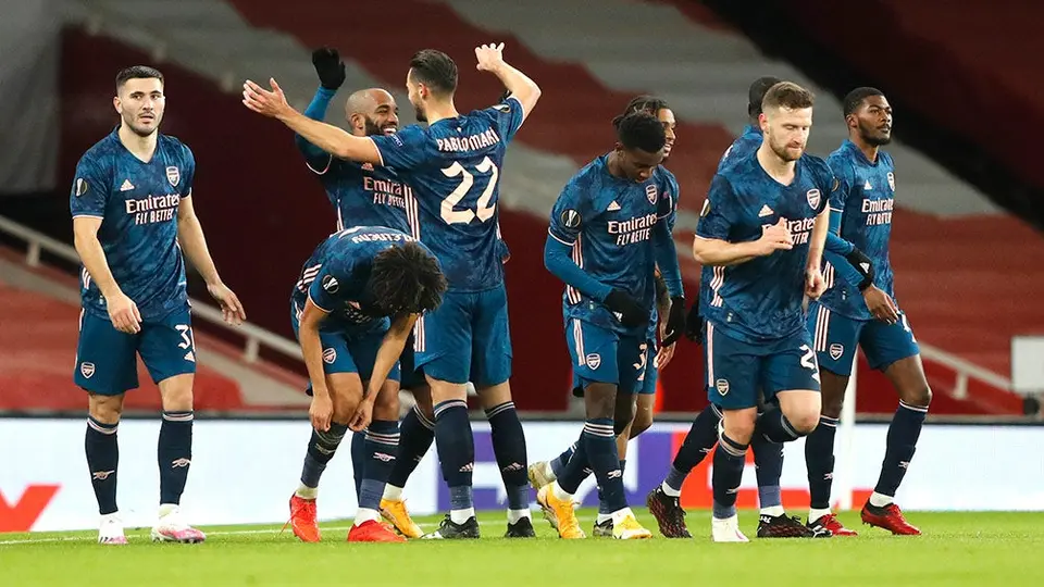 Europa League: Arsenal destrozó al Rapid Viena para amarrar liderato de grupo