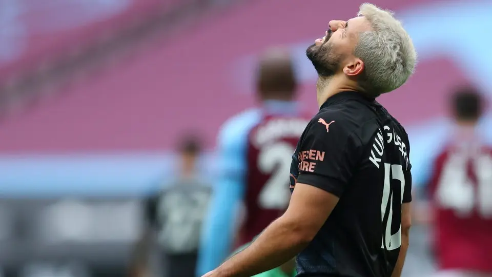 Manchester City: Kun Agüero, baja hasta un mes por lesión muscular