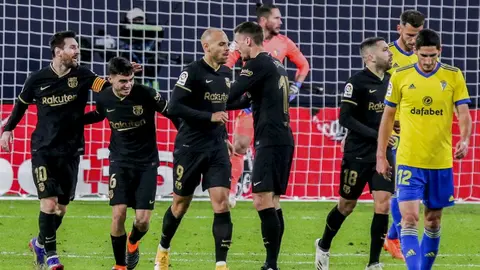 Barcelona: Cayó ante el Cádiz y sigue fuera de puestos europeos