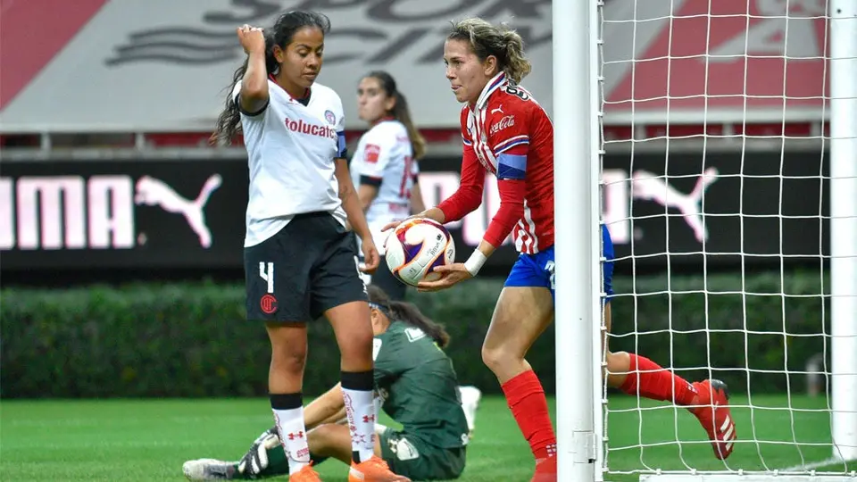 Liga MX Femenil: Chivas rescató empate sobre la hora ante Toluca y se aleja de la cima