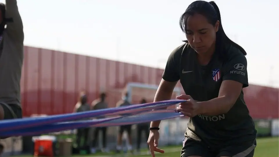 Charlyn Corral: Jugadoras del Atlético de Madrid mostraron su apoyo a la mexicana