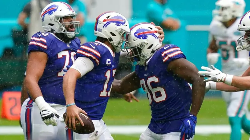 NFL: Con cuatro TD de Josh Allen, Bills venció a los Dolphins