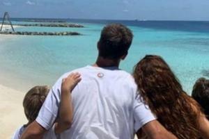Piqué: Disfruta de vacaciones en las Maldivas con Shakira y su familia