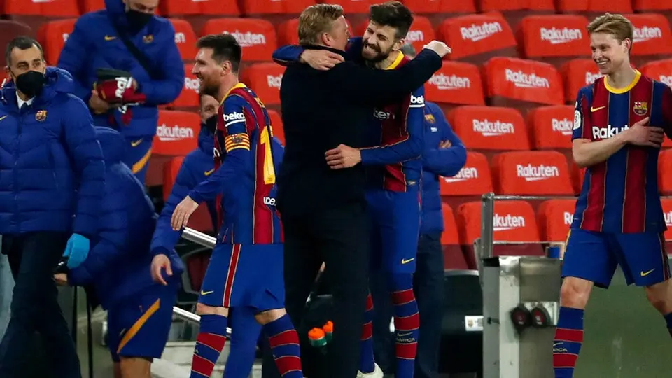 Koeman sobre la remontada vs Sevilla: 'La noche más feliz como DT del Barça'