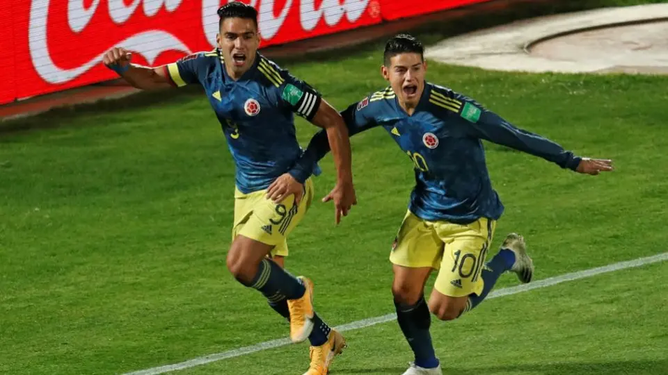 Colombia: Rescató empate ante Chile con agónico gol de Falcao
