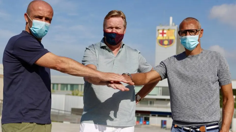 Barcelona: Henrik Larsson se integró como asistente de Ronald Koeman