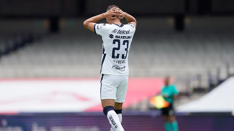Pumas: Nicolás Freire, ausente contra Atlético de San Luis por lesión