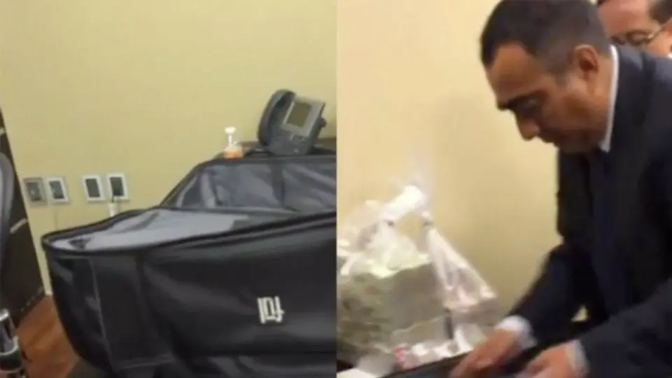 Caso Lozoya: Difunden video de supuestos exfuncionarios del Senado recibiendo dinero