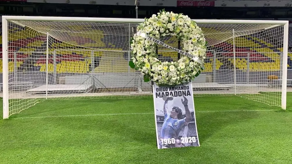 Diego Maradona: Estadio Azteca rindió homenaje póstumo al astro argentino