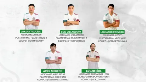 Selección Mexicana eFootball: Lista la convocatoria para jugar la FIFAe Nations