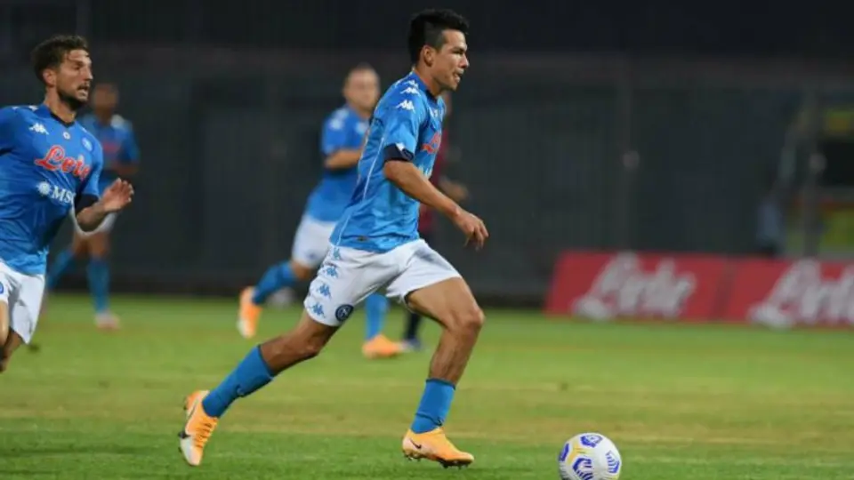 Chucky Lozano: Anotó por segundo partido consecutivo en amistoso con Napoli