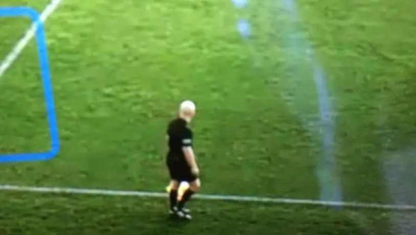 Video: Cámara manejada por inteligencia artificial confundió al balón con árbitro calvo