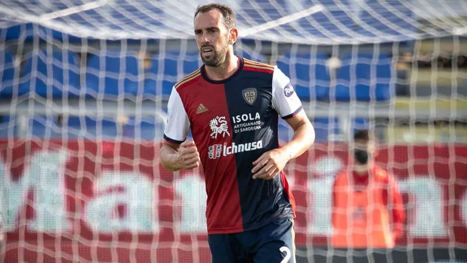 Cagliari: Diego Godín dio positivo por Coronavirus