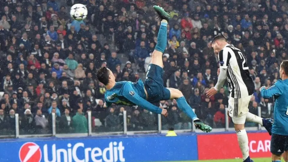 Cristiano Ronaldo: UEFA recordó el gol de chilena de CR7 con el Real Madrid