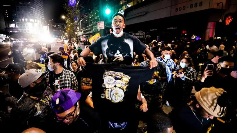 Lakers: 76 aficionados fueron arrestados tras festejos por título de la NBA