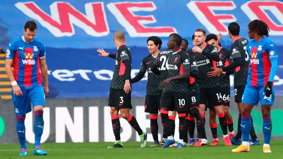 Liverpool: Los Reds humillaron al Crystal Palace en 'lluvia de goles'