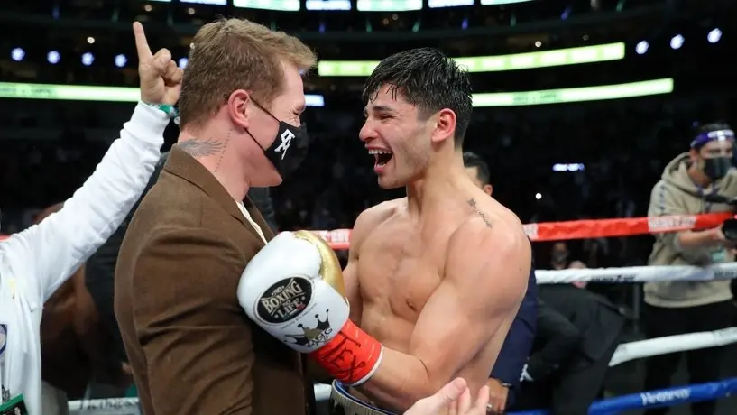 Canelo Álvarez sobre Ryan García: 'Demostró que tiene hue..., estoy orgulloso de él'