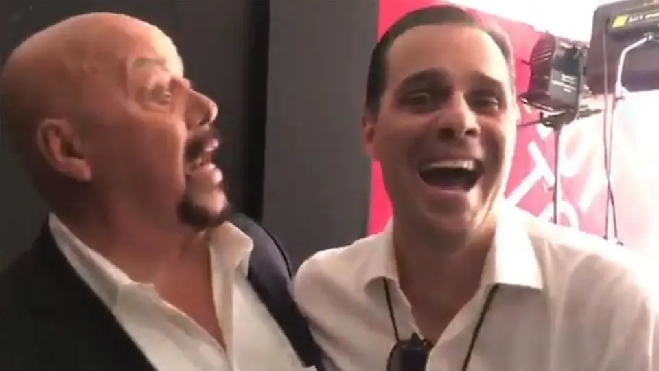 Christian Martinoli: Felicitó a Enrique 'Perro' Bermúdez por su cumpleaños 70