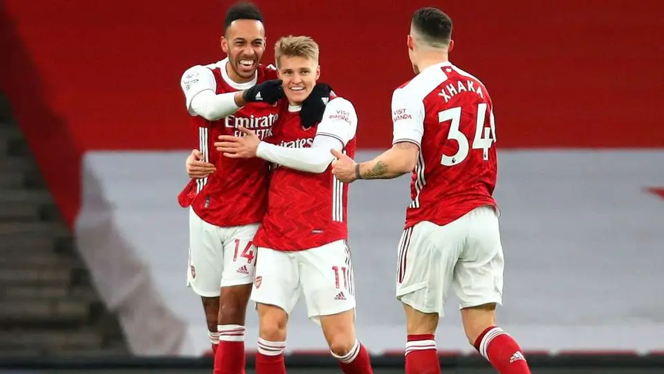 Arsenal: Aubameyang protagonizó victoria gunner con triplete ante el Leeds de Bielsa