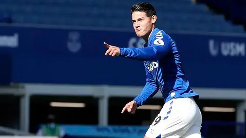 Everton: James Rodríguez volverá frente al Manchester United, confirmó Ancelotti