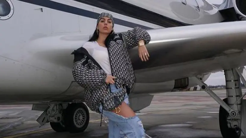Georgina Rodríguez presumió su último 'extravagante' viaje en jet privado