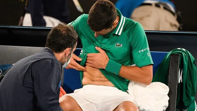 Novak Djokovic: 'Esta lesión quizás ponga en peligro algunos torneos que vienen después'