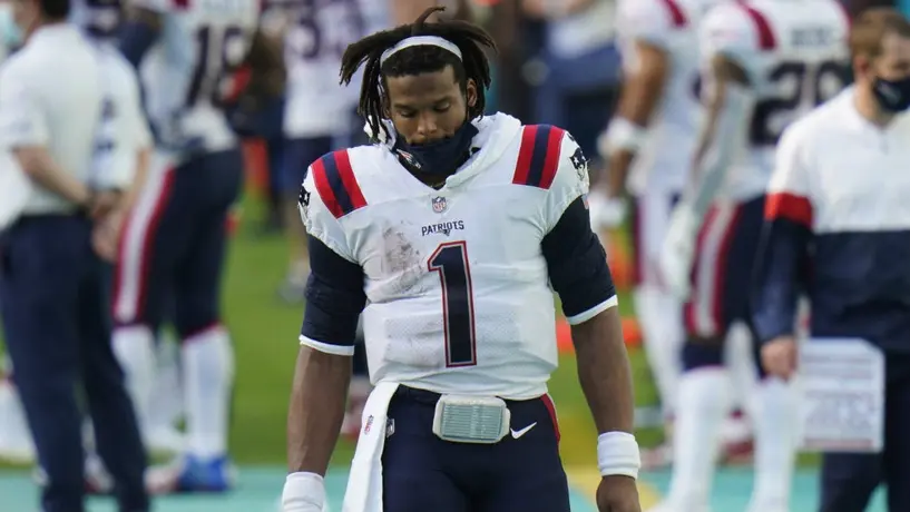 NFL: Patriots dejaría ir a Cam Newton a la agencia libre