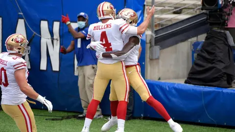 49ers firmó contundente victoria sobre Giants sin Jimmy Garoppolo