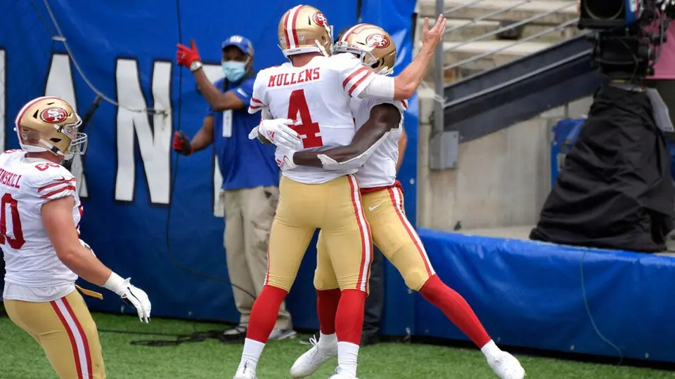 49ers firmó contundente victoria sobre Giants sin Jimmy Garoppolo