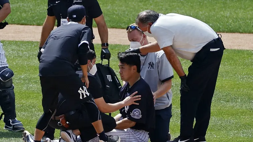 MLB: Masahiro Tanaka, dado de alta del hospital tras pelotazo en la cabeza