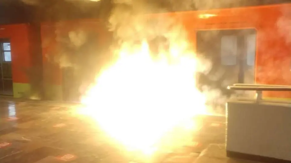 Metro: Línea 3 registró incendio en la estación Indios Verdes