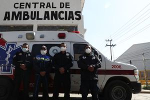 Paramédicos de Ecatepec atienden entre nueve y once pacientes graves por Covid-19 al día