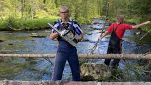 Erling Haaland 'presumió' foto talando árboles en Noruega