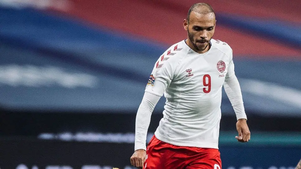 Martin Braithwaite volvió a entrenar con Dinamarca tras negativo a Covid-19