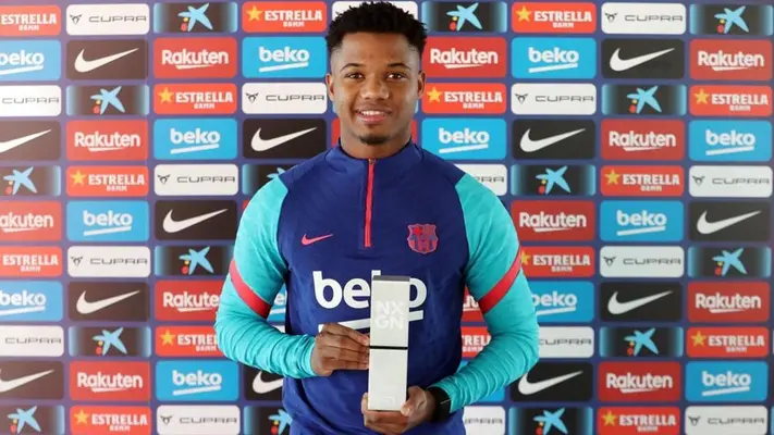 Barcelona: Ansu Fati, elegido mejor jugador joven del mundo