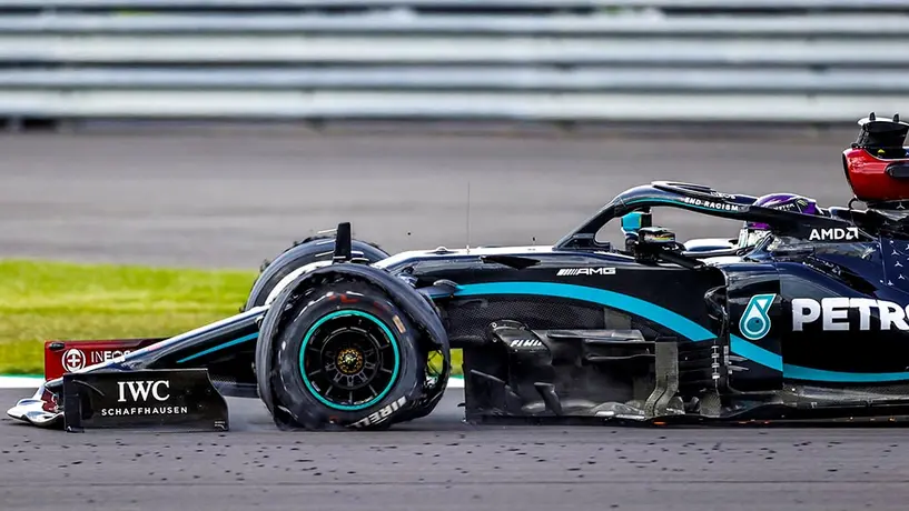 Lewis Hamilton sobre llanta destrozada en vuelta final: "Casi se me para el corazón"