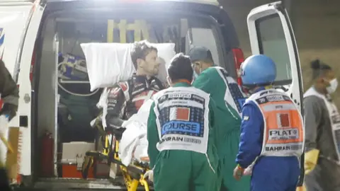 F1: Grosjean agradeció muestras de apoyo y la existencia del HALO