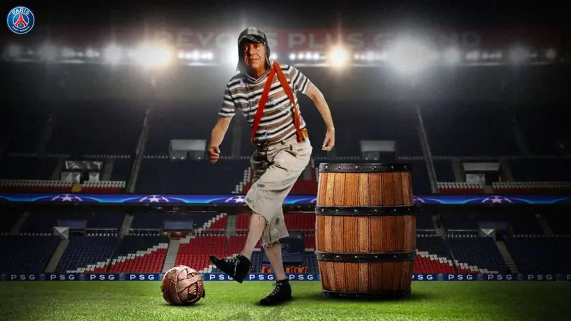 PSG: Recordó cumpleaños de Chespirito con el Chavo del 8 en su cancha