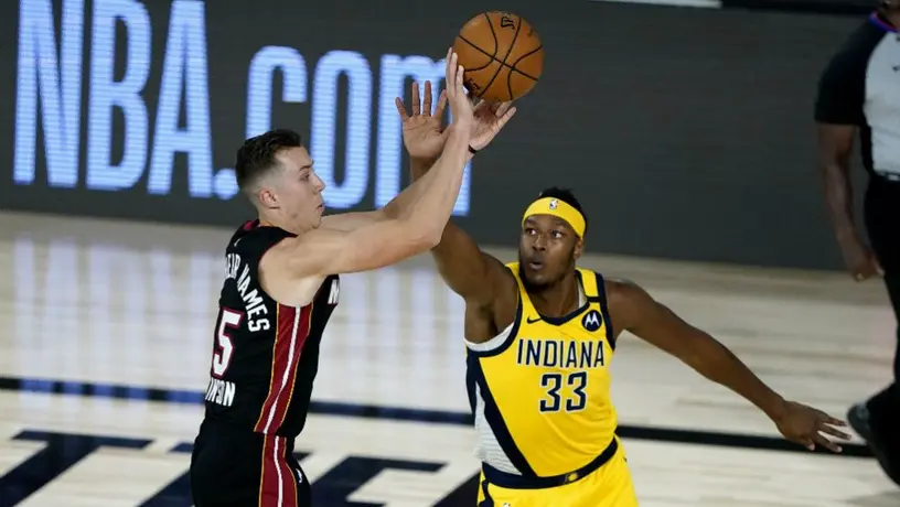 NBA: Duncan Robinson guió al Heat a segunda victoria sobre los Pacers